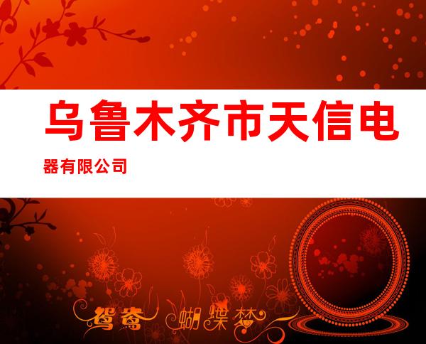 乌鲁木齐市天信电器有限公司